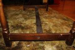 (2) Cushion Spindle Back Bench