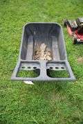 Cyclone 2 Wheel Lawn Cart and Murray 22 Inch Push Mower for Parts