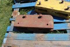 (3) Oliver Front End Tractor Weight Racks