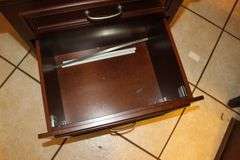 2 Drawer Table and 2 Drawer End Table on Wheels
