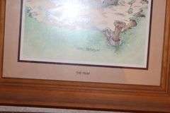 (4) Oil Paintings, Vertical Mirror, (2) Gary Peterson Prints, and Misc. Framed Wall Decor