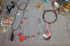 Sterling Silver Necklaces, Necklaces, Bracelets, Wrist Watch, Shirt Pins, Earrings, Misc. Costume Jewelry