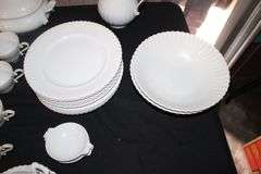 Kaiser Teapots, Serving Plates, Plates, Bowls, Saucers, Cups, Soup Tureens, Sugar Canister, and Gravy Boat