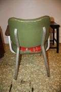 Wooden Bar Stool and Cushion Arm Chair