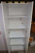 (2) 2-Door Wooden Storage Cabinets and 4-Drawer Chest of Drawers