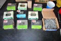 Nails, Bolts, Plastic Trays, Carriage Bolts, and Lag Screws