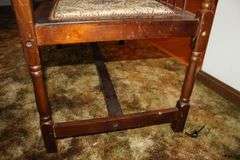 (2) Cushion Spindle Back Bench