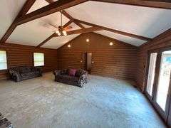 PARCEL 1: LOG HOME - BASEMENT - GARAGE - 1.2 ACRES: 487 Quiggins Lane, Leitchfield, KY 42754