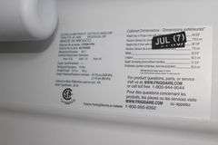 Frigidaire Side By Side Refrigerator/Freezer
