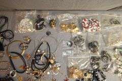Necklaces, Chains, Earrings, Bracelets, and Misc. Costume Jewelry