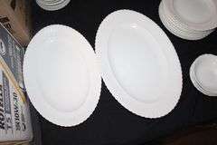 Kaiser Teapots, Serving Plates, Plates, Bowls, Saucers, Cups, Soup Tureens, Sugar Canister, and Gravy Boat