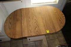Drop Leaf Wooden Cabinet