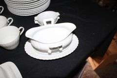 Kaiser Teapots, Serving Plates, Plates, Bowls, Saucers, Cups, Soup Tureens, Sugar Canister, and Gravy Boat