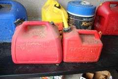 Gas, Diesel, and Kerosene Jugs