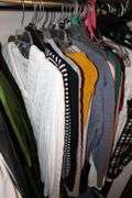 42 Regular Leather Jacket, Large Leather Jacket, Sweaters, Jackets, Suitcases, and Misc. Clothes