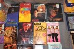 VHS Tapes, DVDs, Cassette Tapes, Audio Tape Reels, and Misc.