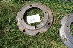 (2) Oliver Rear Tractor Wheel Weights