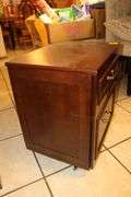 2 Drawer Table and 2 Drawer End Table on Wheels