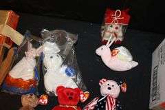 Tyco Electric Train Set, Beanie Babies, and Anastasia Train and Doll