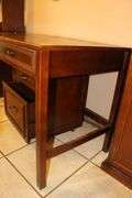 2 Drawer Table and 2 Drawer End Table on Wheels