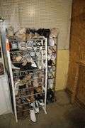 Womens Dress Shoes, Tennis Shoes, Boots, and Misc. Women's Shoes, and (2) Shoe Racks