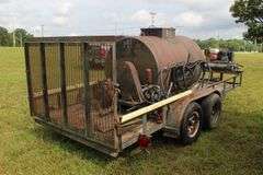 16 Ft. Trailer with Sealmaster Asphalt Sealer Tank and Spraying Agitator