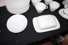 Kaiser Teapots, Serving Plates, Plates, Bowls, Saucers, Cups, Soup Tureens, Sugar Canister, and Gravy Boat