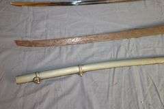 30 Inch U.S Katana with Sheath, 25 Inch Sword, and Pool Stick
