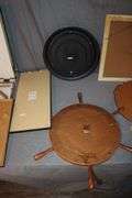 Ship Wheel Clock, Framed Pictures, Clock, and Misc. Wall Hangings