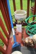 Water Hose, Flower Bed Stand, Plant Stand Yard Figurines, and Misc.