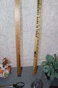 (2) Yard Sticks, Golf Club Grips, Mens Small and Womens Large Golfing Gloves, Peg Board Pegs, Fabric, Claw Hammer, Ribbon, Crafting Supplies, and Misc.