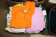Purses, Various Size Shirts, Blouses, Sweaters, Pants, Turtlenecks, and Misc. Clothing
