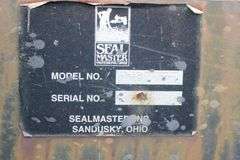 16 Ft. Trailer with Sealmaster Asphalt Sealer Tank and Spraying Agitator