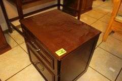 2 Drawer Table and 2 Drawer End Table on Wheels
