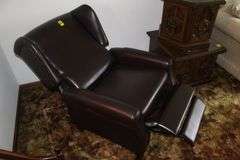 Leather Reclining Arm Chair