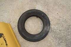 Oliver Super 55 Hood and Fidelity Truster F-2 5.00-15 SL Front Tire