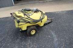 John Deere 25 Gallon Sprayer with Pump and Hitch