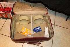 Po-Ke-No Game, How to Play Books, Family Feud Game, Bowling Balls, Suitcase, Playing Cards, Football, Desk Lamp, and Misc.