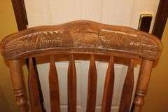 Wooden "Philippines" Rocking Chair