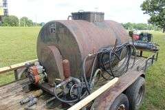 16 Ft. Trailer with Sealmaster Asphalt Sealer Tank and Spraying Agitator