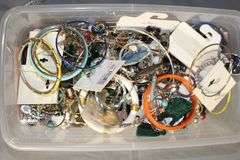 Brooch, Necklaces, Bracelets, Earrings, Shirt Pins, and Misc. Costume Jewelry