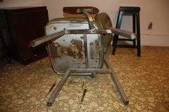 Wooden Bar Stool and Cushion Arm Chair