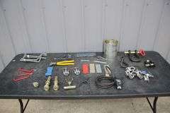 Ladder Hooks, Pullers, Fence Pliers, Locks, C-Clamps, Tractor Pens, Clevis, and Misc.