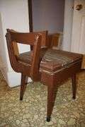 Sewing Machine Table with Sears Kenmore Sewing Machine and Seat
