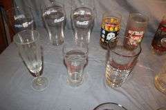 White Castle Coca Cola Glasses, Looney Toon Glasses, Glass Mugs, Glasses, Coors Glass, and Misc. Glassware