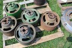 (6) Tractor Belt Pulleys