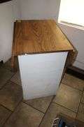 Drop Leaf Wooden Cabinet