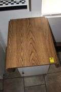 Drop Leaf Wooden Cabinet