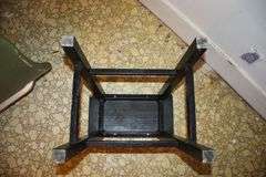 Wooden Bar Stool and Cushion Arm Chair
