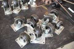 Castor Wheels and Rake Teeth